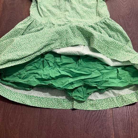 Baby Gap Green Floral Girls 5T 5 years Dress with pockets - Picture 3 of 7